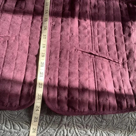 Christopher&Banks eggplant vest L - Picture 11 of 12